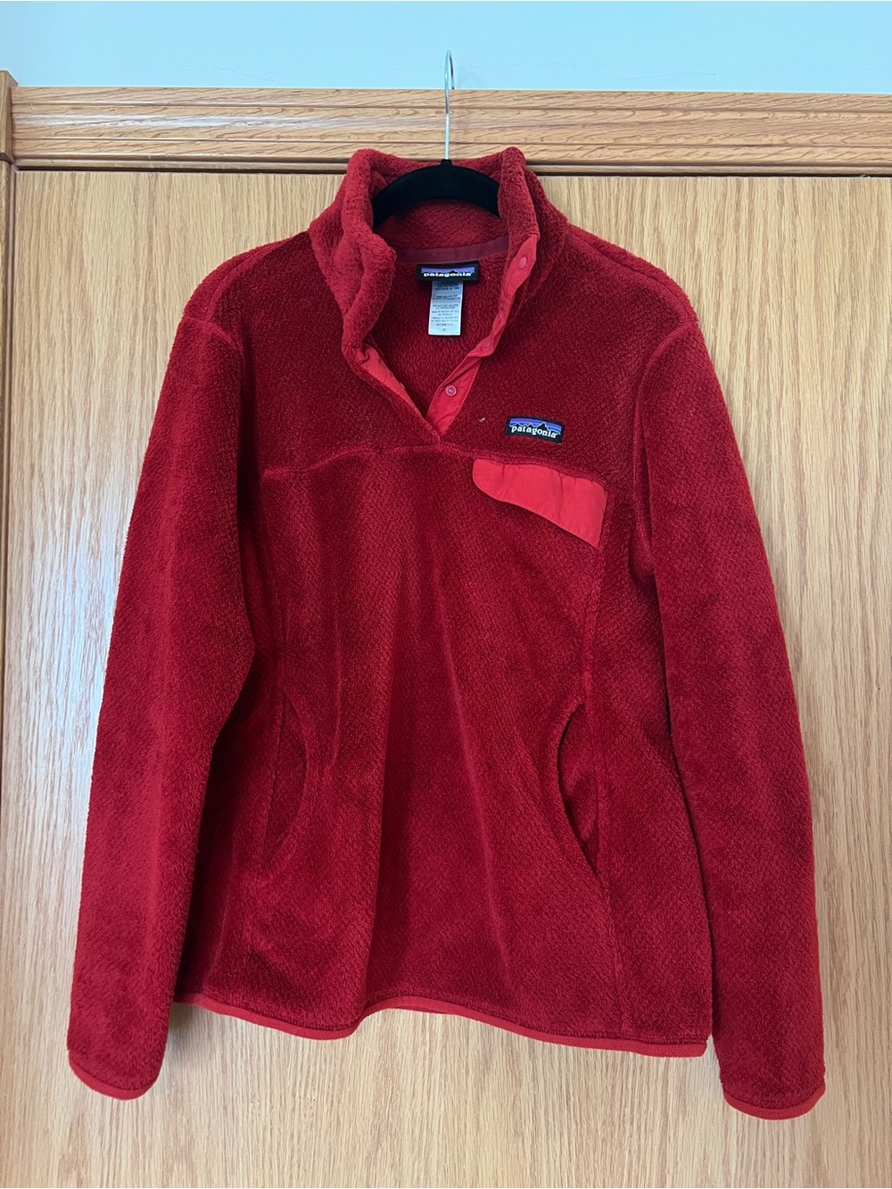 Women’s Patagonia Red Snap Pullover